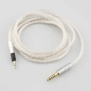 Premium Silver-Plated Audiophile Earphone Cable 11 S2619bbaf2770499a98fcb2c6ef0ed865a