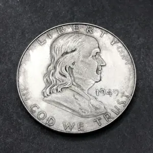 Vintage Copper Franklin Liberty Bell Half Dollar Replica 14 S262753bee1a14d4dbd2953d4d7abfc37N