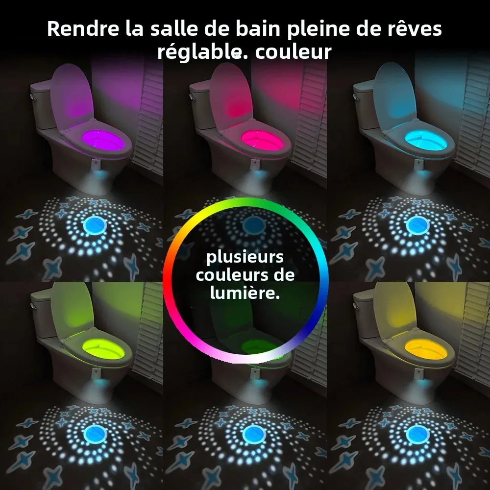 Waterdrop-Shaped Bathroom Night Light 6 Waterdrop-Shaped Bathroom Night Light - Image 6