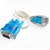 USB to Serial Cable with Transparent Blue Housing