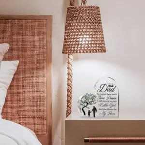 Heart-Shaped Acrylic Plaque for Fathers 11 S2665a35958834861b36a2cd099a4a803p