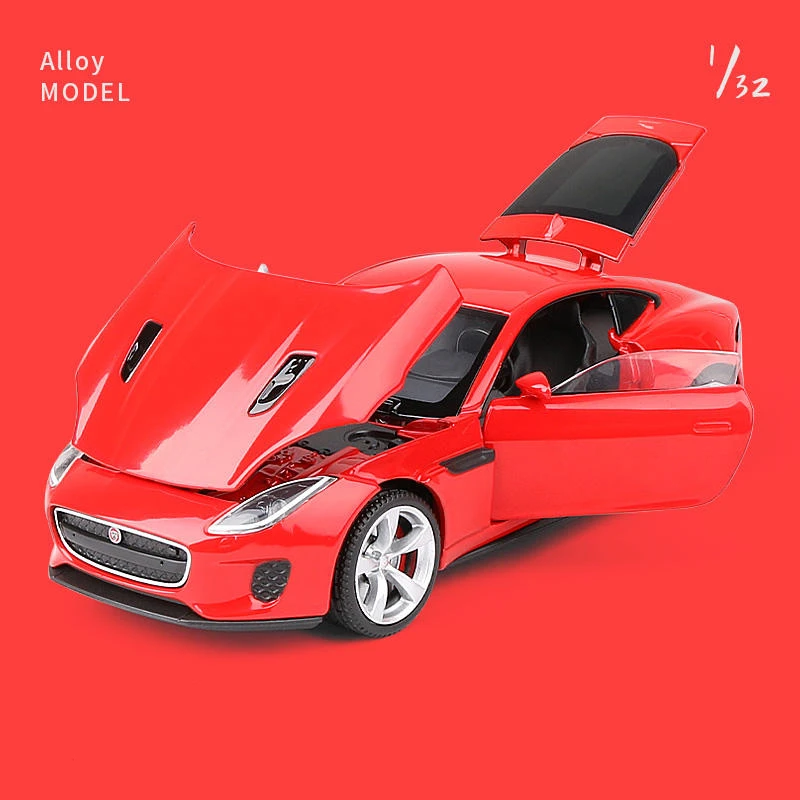 Green Diecast Jaguar F-TYPE Model 1:32 Scale 9 Green Diecast Jaguar F-TYPE Model 1:32 Scale - Image 9