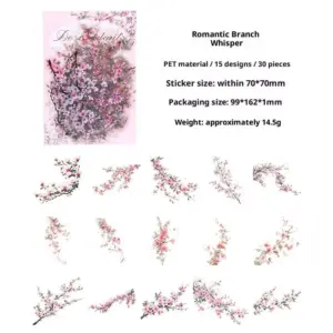 Vintage Plant Stickers Set for Crafts 16 S267ce905480b4f01a6aa39b42332a2eak