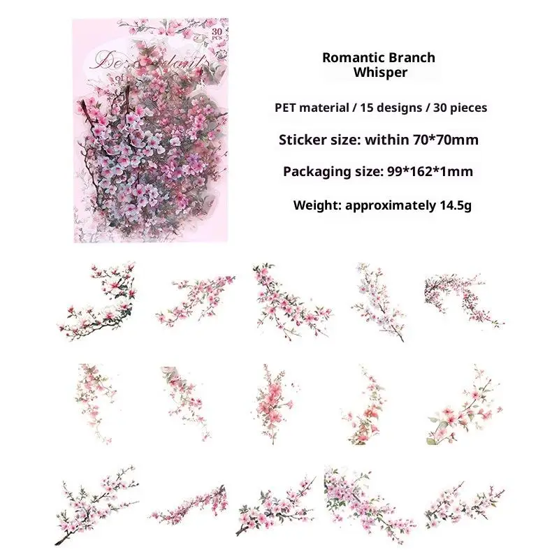 Vintage Plant Stickers Set for Crafts 7 Vintage Plant Stickers Set for Crafts - Image 7