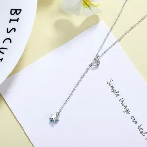 Celestial Blue Star Pendant Necklace for Women 10 S26b094ff85414ab388d5490e2057e67bi