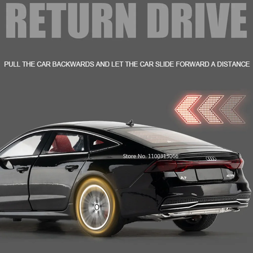 Luxury Alloy Car Models Set A7 and A8 5 Luxury Alloy Car Models Set A7 and A8 - Image 5