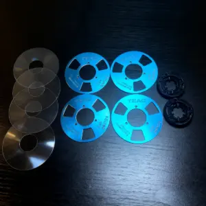 Aluminum Reel Set for Tape Recording 10 S26ba072a0c8042749d8276fed2f484604