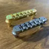 Jazz Guitar Tune-O-Matic Bridge in Gold & Chrome