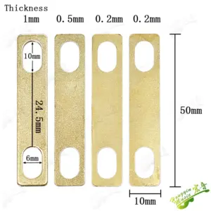 Brass Guitar Neck Shim Set for Precise Adjustment 6 S26d31d67e8fa45d2b6ded2f7366b41b1G