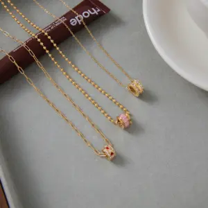 Stainless Steel Geometric Pendant Necklace 14 S26d7d946b80e4daba50aa9719a1dca72M