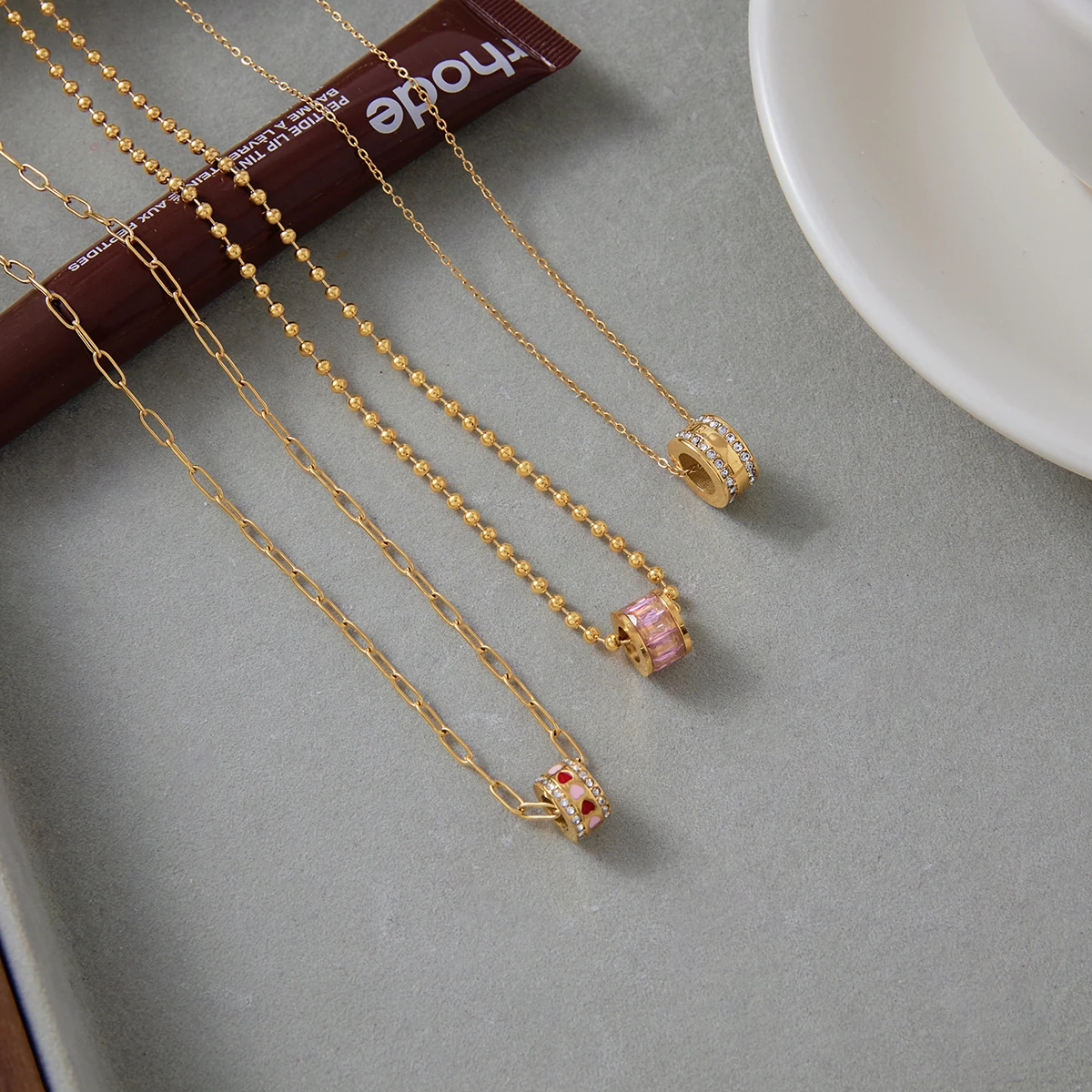 Stainless Steel Geometric Pendant Necklace 6 Stainless Steel Geometric Pendant Necklace - Image 6