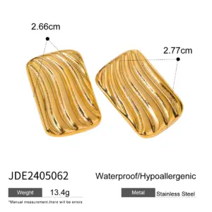 Modern Stainless Steel Geometric Earrings 19 S26dd3bb9bee2444b81122235f9b65f4fd