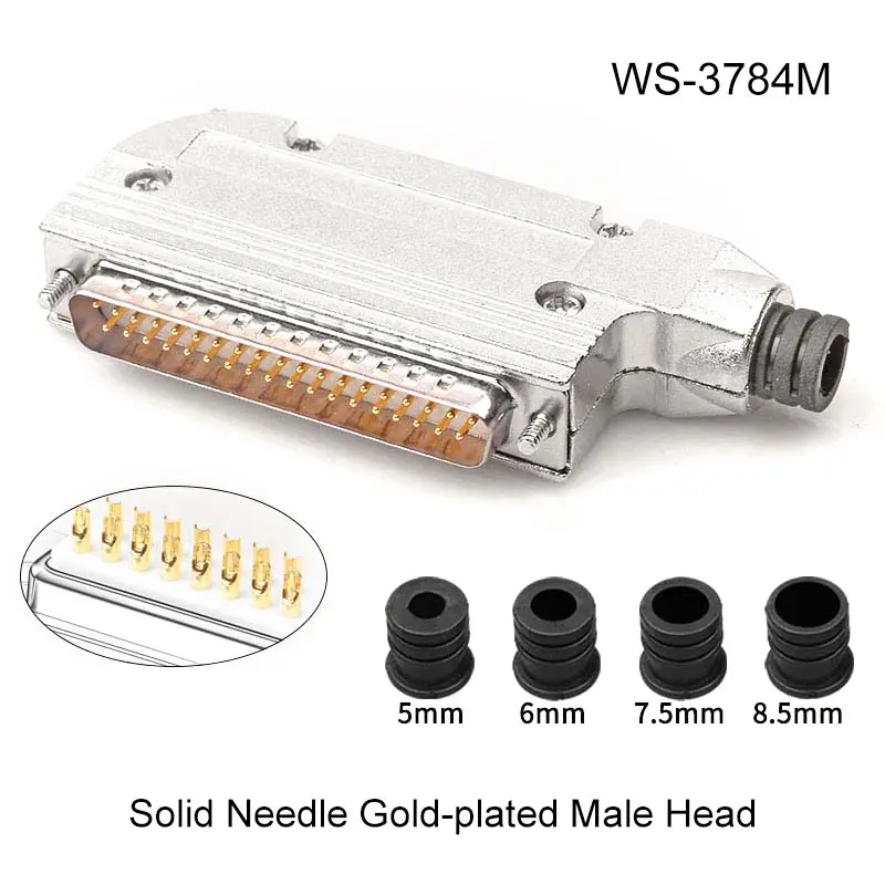 Industrial DB37 90-Degree Connector with Gold Pins 7 Industrial DB37 90-Degree Connector with Gold Pins - Image 7