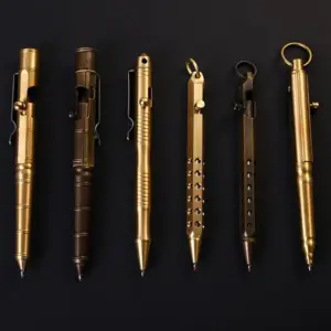 Brass Tactical Pen Set for Outdoors 11 S270825da7ea647bdbb47c3ed8f3c7025G