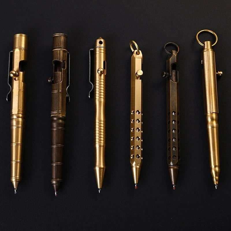 Brass Tactical Pen Set for Outdoors 2 Brass Tactical Pen Set for Outdoors - Image 2