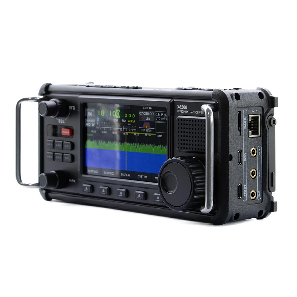 XIEGU X6200 Portable SDR HF Transceiver 2 XIEGU X6200 Portable SDR HF Transceiver - Image 2