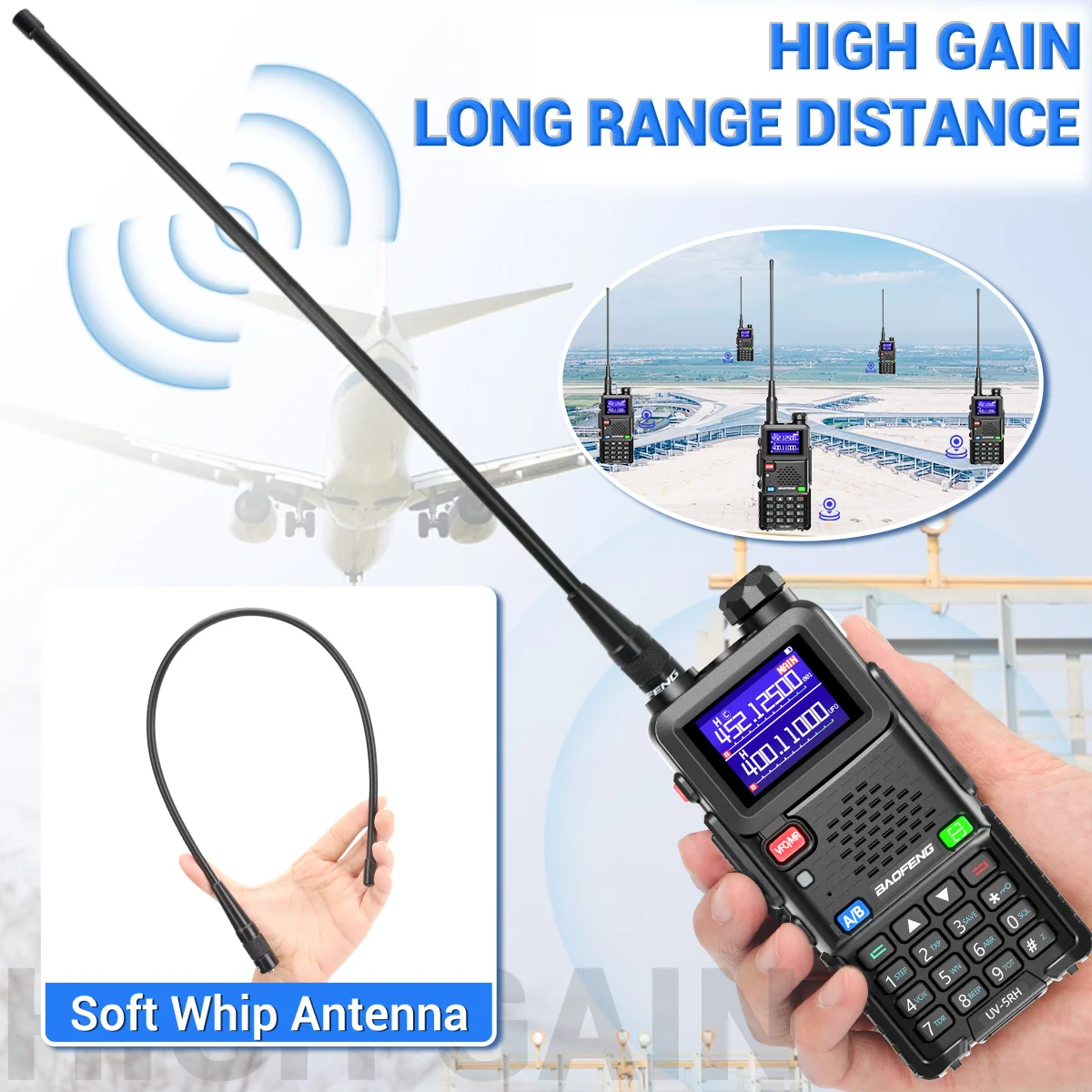 Professional Air Band Antenna 37cm-48cm, 3.5 dBi 5 Professional Air Band Antenna 37cm-48cm, 3.5 dBi - Image 5