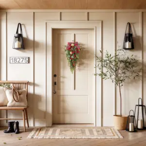 Festive Christmas Wreath with Ornaments 12 S2732bdca808245f4aaecb496e48e1d065