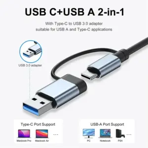 8-in-1 USB-C Hub for Versatile Connectivity 7 S273555db055d426fbbe5fd6bee9ff774g