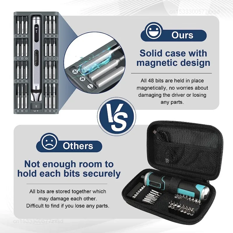 Silver Precision Electric Screwdriver Kit 6 Silver Precision Electric Screwdriver Kit - Image 6