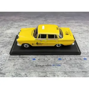 Vintage Yellow Diecast Taxi Model 1:43 Scale 10 S278458a6809045d8abd33d595bdde983e 1