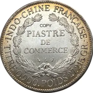 French Indochina 1890 Piastre Replica Coin 10 S2787b298bdee45ed887b7578cd5c6e5eK