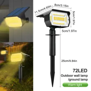 Solar Landscape Spotlight with High-Efficiency LEDs 16 S27afd1c0d4b5495485d73dd4ef1a01b0O