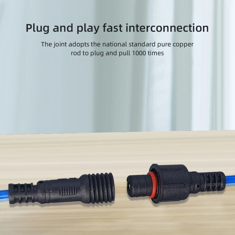 Waterproof Outdoor LED Connector 1-pin IP67 2 Waterproof Outdoor LED Connector 1-pin IP67 - Image 2