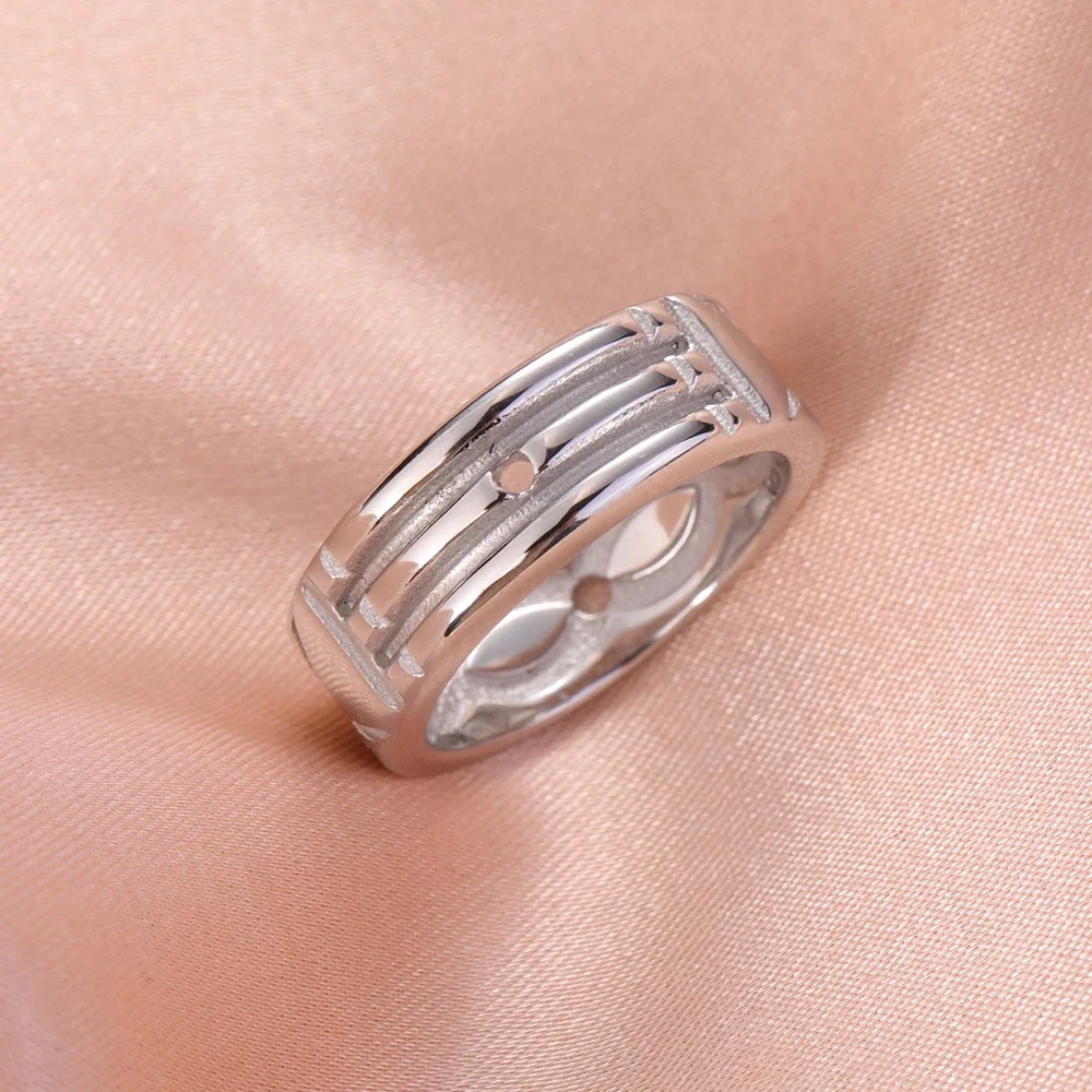 Unisex Stainless Steel Atlantis Ring 18k Gold 3 Unisex Stainless Steel Atlantis Ring 18k Gold - Image 3