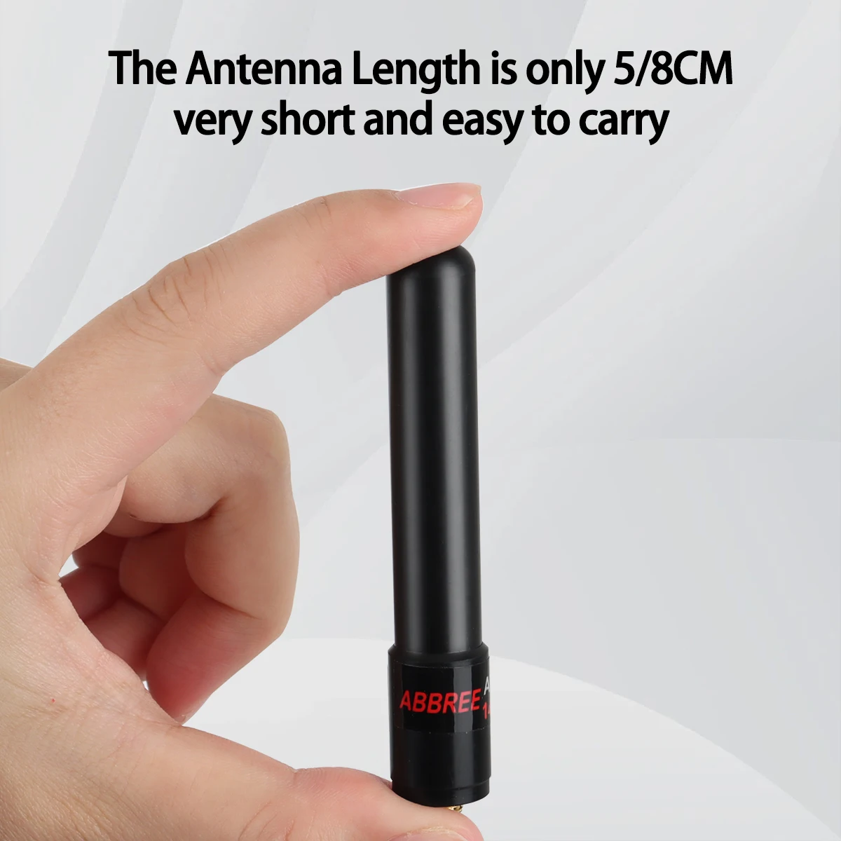 Dual-Band 5/8 Inch VHF/UHF Mini Antenna 2 dBi 2 Dual-Band 5/8 Inch VHF/UHF Mini Antenna 2 dBi - Image 2