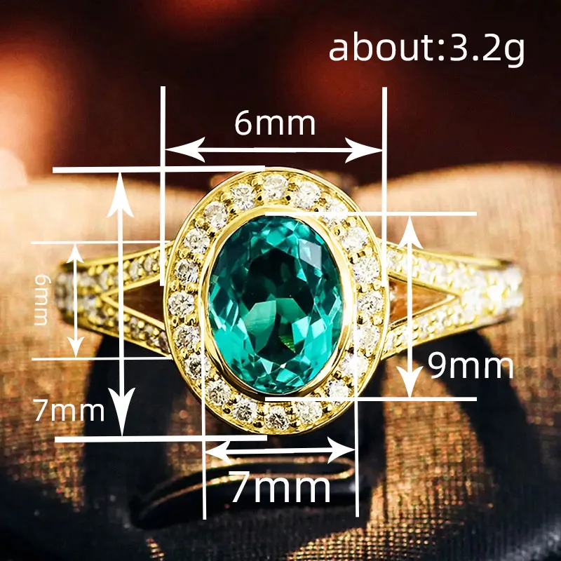 Vintage-Style Zircon Engagement Ring for Women 4 Vintage-Style Zircon Engagement Ring for Women - Image 4