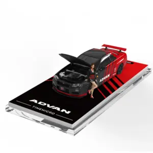 Diecast Skyline GTR34 Advan Model Set with Trailer 12 S27ddf0829bd14265b205b3aecf4b2b77R