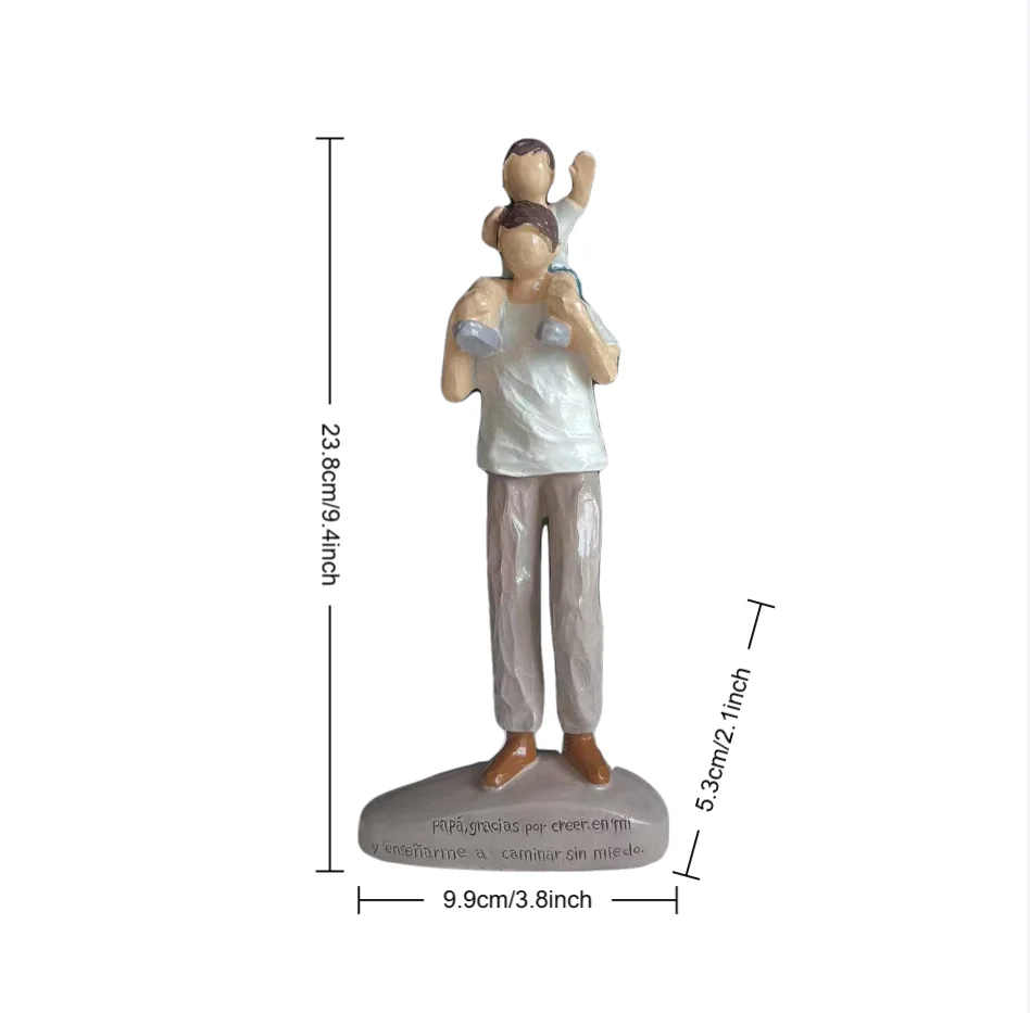 Family Bond Resin Sculpture 15cm 5 Family Bond Resin Sculpture 15cm - Image 5