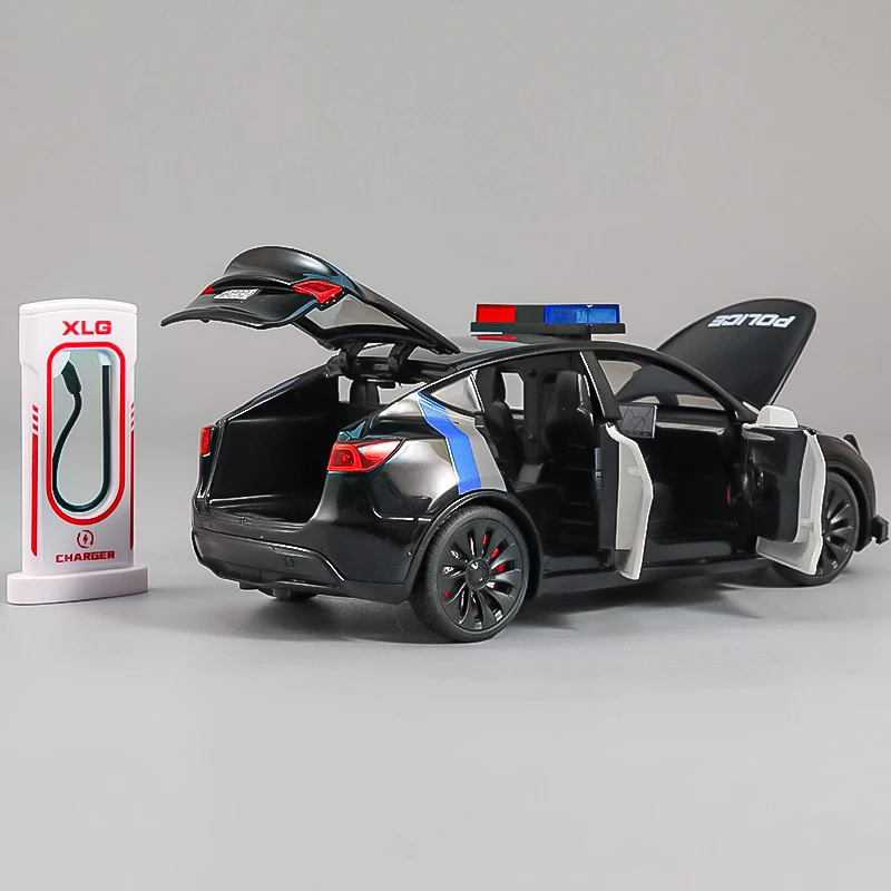 Police Tesla Model S Diecast Collection Piece 6 Police Tesla Model S Diecast Collection Piece - Image 6