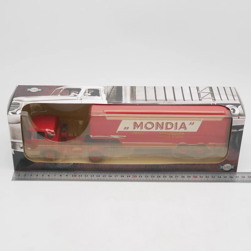 Vintage Red Bernard TDA 180 Trailer Model 1:43 Scale 6 Vintage Red Bernard TDA 180 Trailer Model 1:43 Scale - Image 6