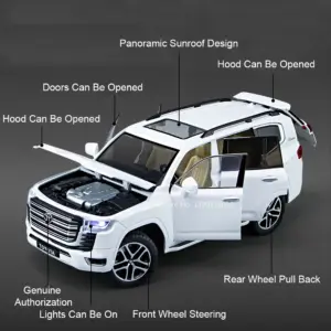 1:24 Scale Land Cruiser Prado LC250 Diecast Model 11 S28403d29a1ef46fcae713bd632a68e64d 1