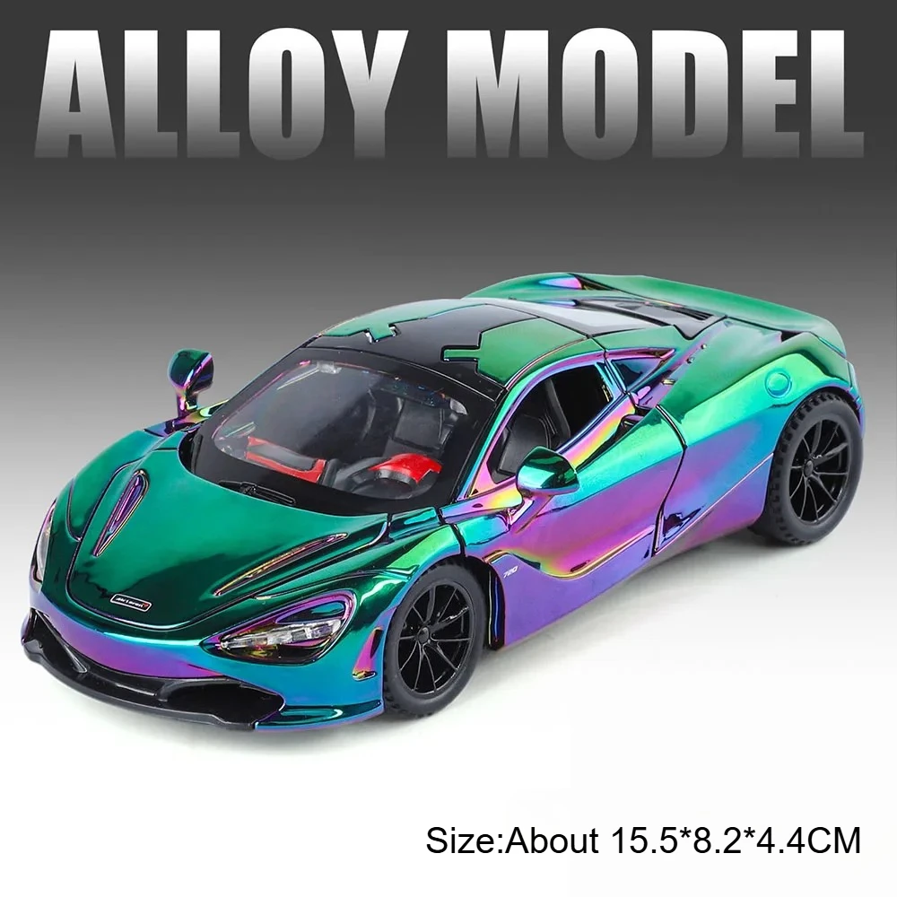 Iridescent McLaren 720S Diecast Model 8 Iridescent McLaren 720S Diecast Model - Image 8