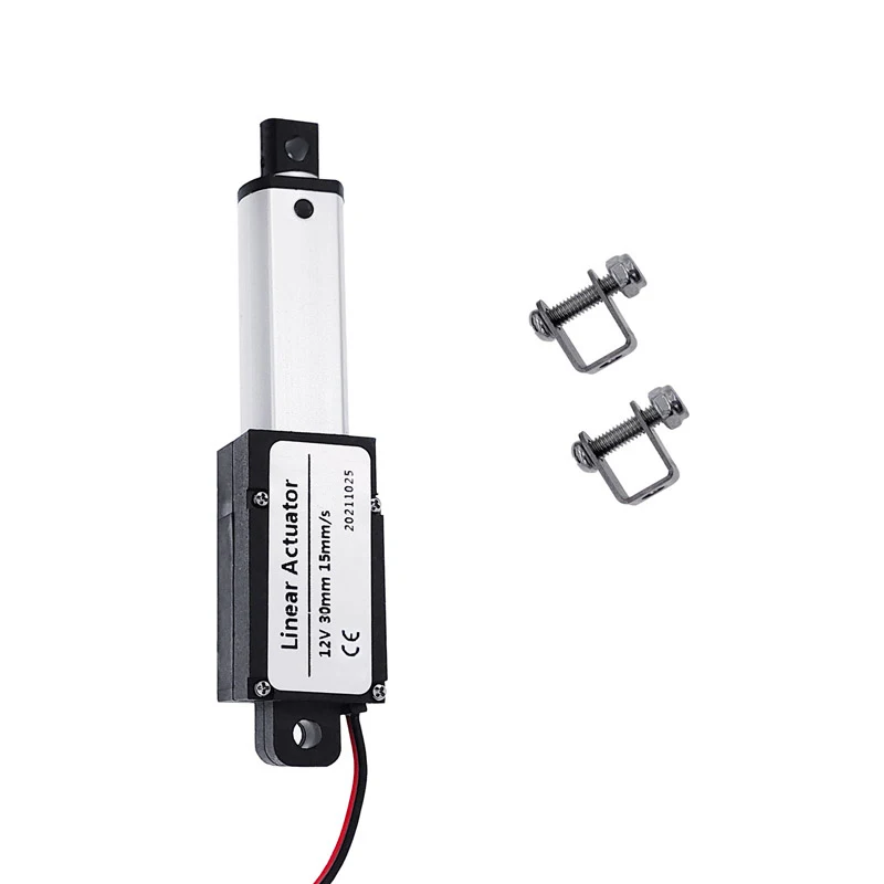 12V Micro Electric Linear Actuator 150N, 30mm Stroke 2 12V Micro Electric Linear Actuator 150N, 30mm Stroke - Image 2