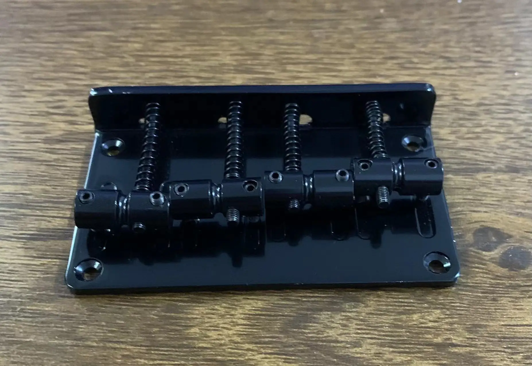 Professional 4-String Bass Guitar Bridge with Finishes 3 Professional 4-String Bass Guitar Bridge with Finishes - Image 3