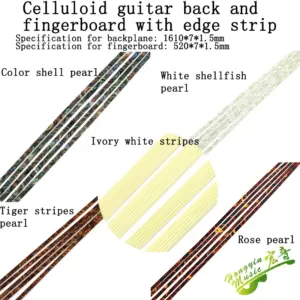 Celluloid Guitar Wrap Strips for Customization