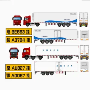 1/160 Scale Refrigerated Semi-Truck Model 10 S2896286ee94b436888a190956bf35729d