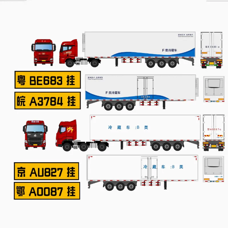 1/160 Scale Refrigerated Semi-Truck Model 2 1/160 Scale Refrigerated Semi-Truck Model - Image 2