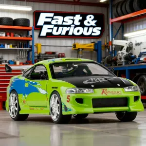 Vivid Lime Green 1:24 Diecast Race Car Model 13 S289df1bdbe7f48958601bc6a91bd0f1aR