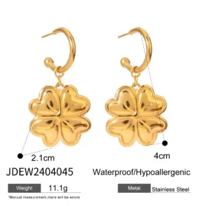 Elegant Gold Stainless Steel Earrings Collection 15 S28a2e691aff24b6d9340585225ca05764