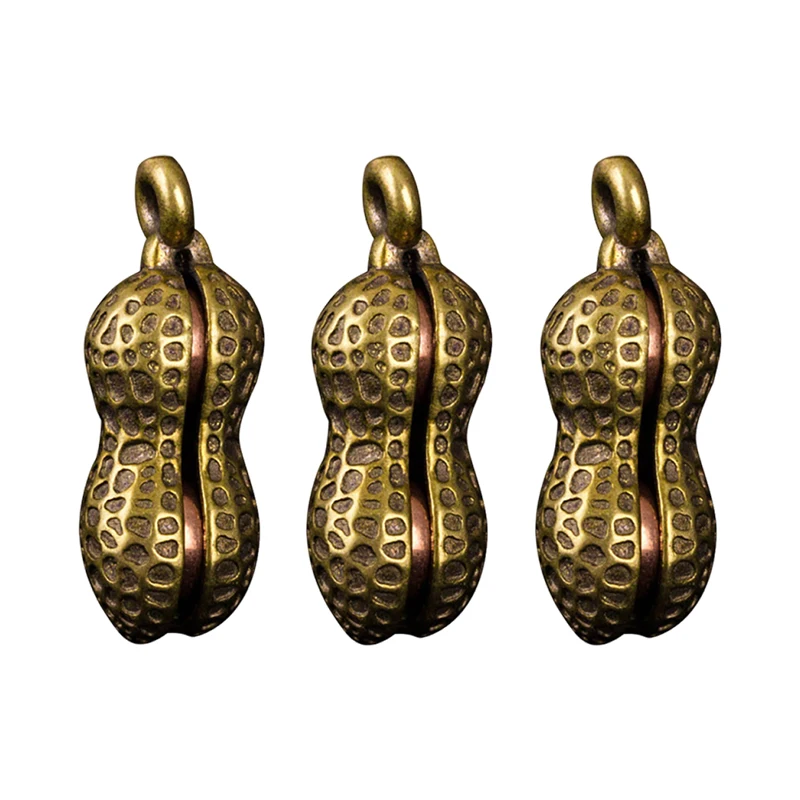 Brass Peanut Ornament Set (1-5 pcs) 10 Brass Peanut Ornament Set (1-5 pcs) - Image 10