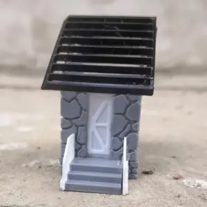 1/87 HO Scale Rustic Stone House Model 10 S28b04bd38f994803b6ca48503df8ba4b9