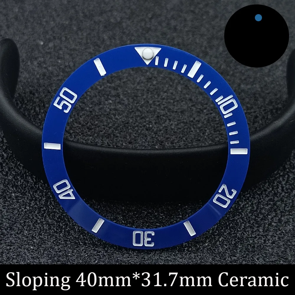 Black Ceramic Diver's Watch Bezel Insert 40mm 10 Black Ceramic Diver's Watch Bezel Insert 40mm - Image 10