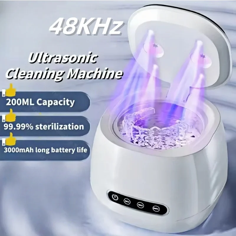 Ultrasonic Cleaner UV Sterilizer 200ml 5 Ultrasonic Cleaner UV Sterilizer 200ml - Image 5