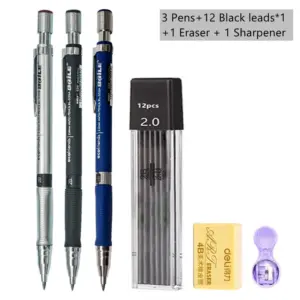 Stylish 2.0 mm Mechanical Pencil Set 19 S28ca720c5f50485f84a9f9f909e4de28S