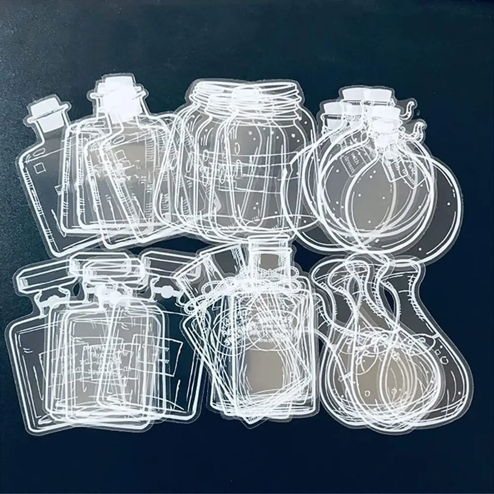 Set of 30 Dried Flower Bookmarks with Glass, Drift, and Perfume Shapes 5 Set of 30 Dried Flower Bookmarks with Glass, Drift, and Perfume Shapes - Image 5